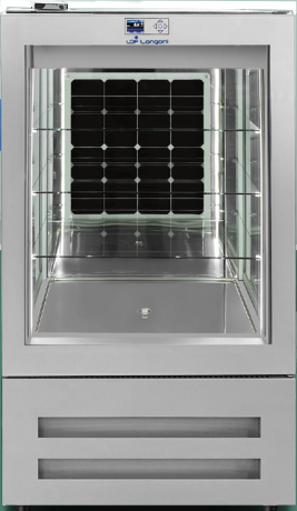 Armario refrigerado panel solar
