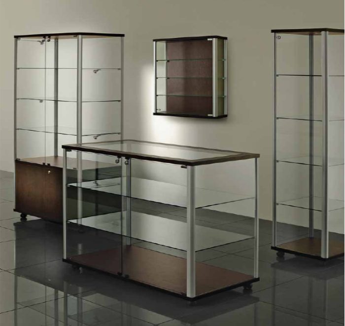 vitrinas para colecciones vitrina expositora vitrina vitrina cristal  vitrinas de cristal Marco de bambú natural, la puerta del gabinete está  dividida, sellada y a prueba de polvo, fácil de instalar y 