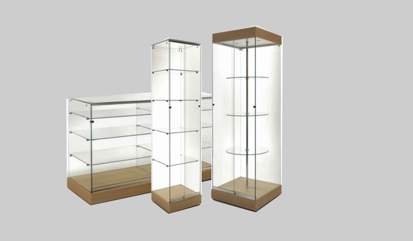 Mueble expositor de cristal para bollería y tapas STL-106